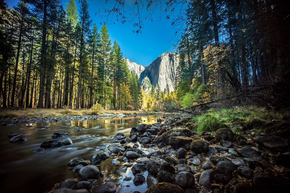 A view of El Capitan, Yosemite National Park